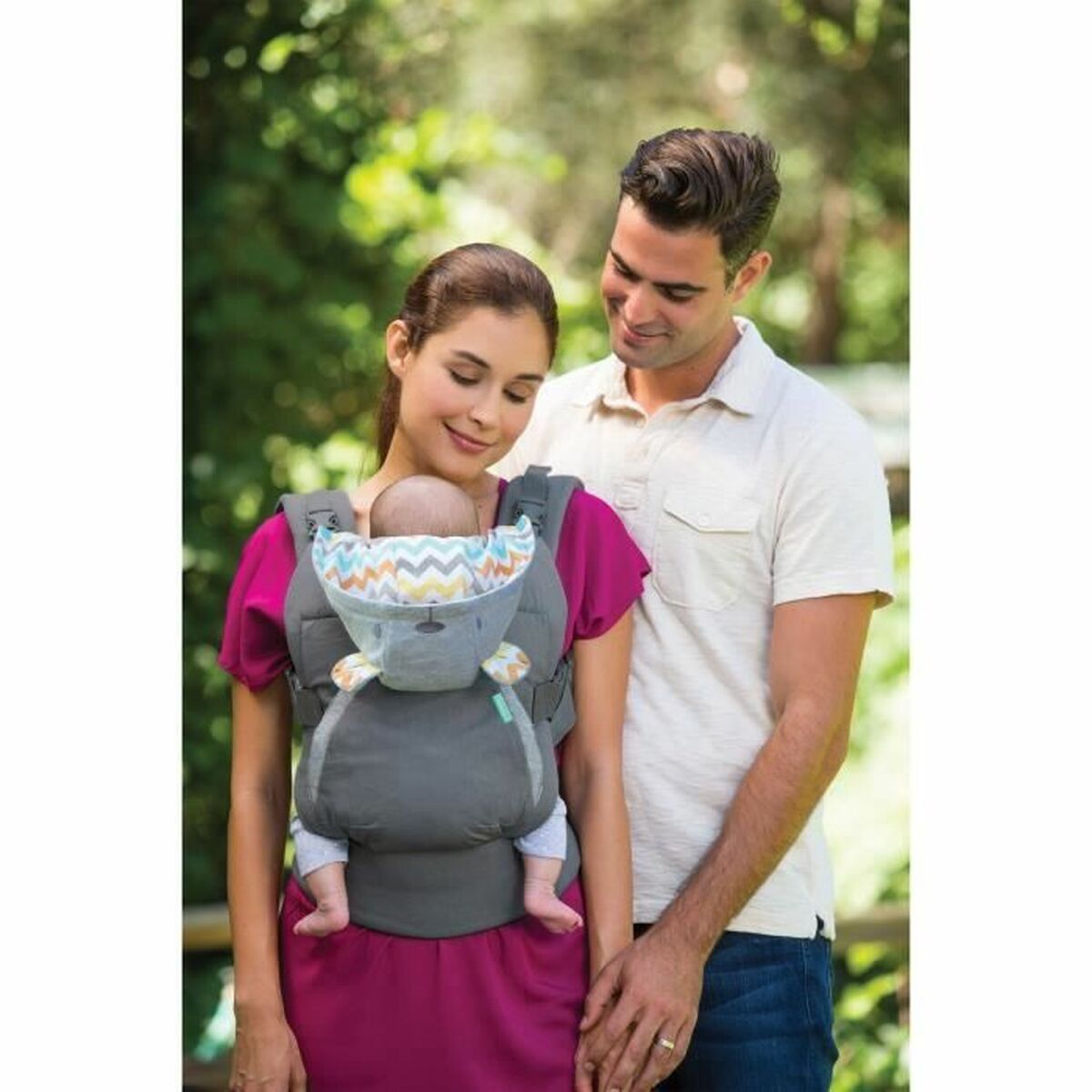 Infantino Baby Carrier Backpack Infantino Cuddle Up Bear Grey + 0 Years + 0 Months