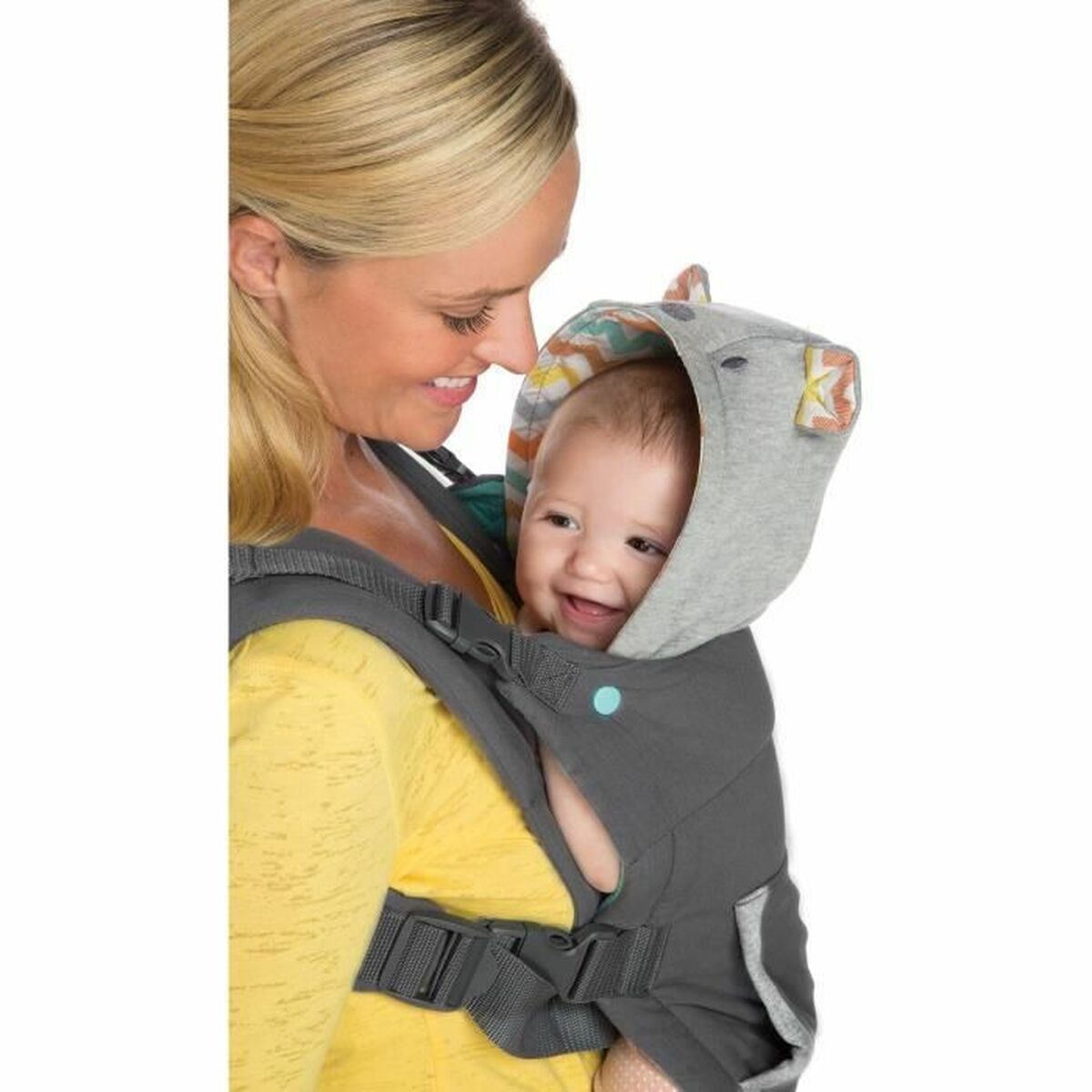 Infantino Baby Carrier Backpack Infantino Cuddle Up Bear Grey + 0 Years + 0 Months