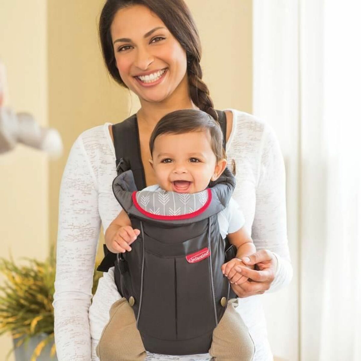 Infantino Baby Carrier Backpack Infantino Classic Carrier Black + 0 Months