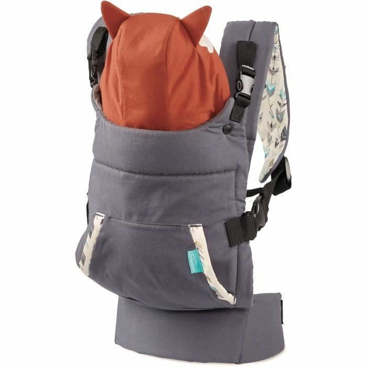 Infantino Baby Carrier Backpack Infantino Cuddle Up Fox + 6 Months + 0 Months