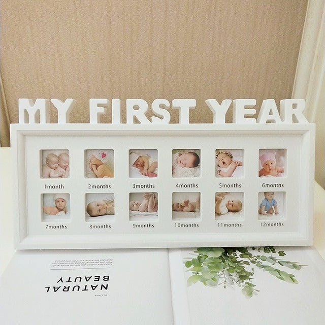 My First Year Baby 12 Month Photo Frame Baby Accessories Newborn Gift