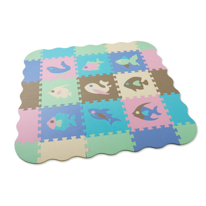 Puzzle stitching mat cute baby crawling mat foam mat