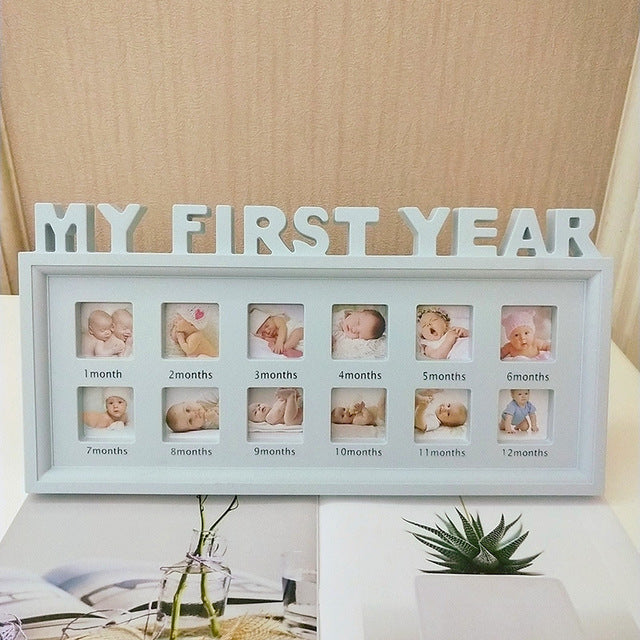 My First Year Baby 12 Month Photo Frame Baby Accessories Newborn Gift