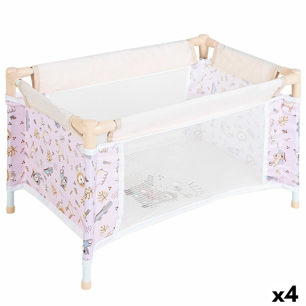 Colorbaby Cradle For Dolls Colorbaby Safari 29 X 50 X 30 Cm 4 Units