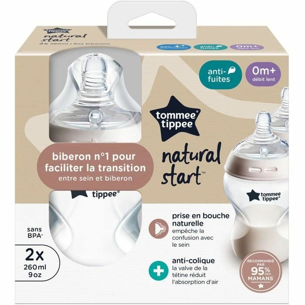 Tommee Tippee Baby's Bottle Tommee Tippee 260 Ml