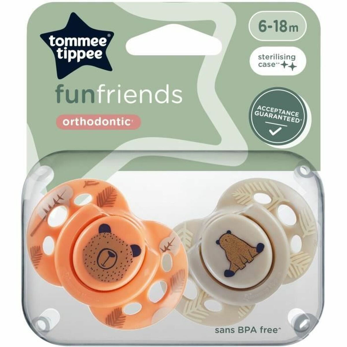 Tommee Tippee Pacifier Tommee Tippee 2 Units (2 Units) (2 Pieces)