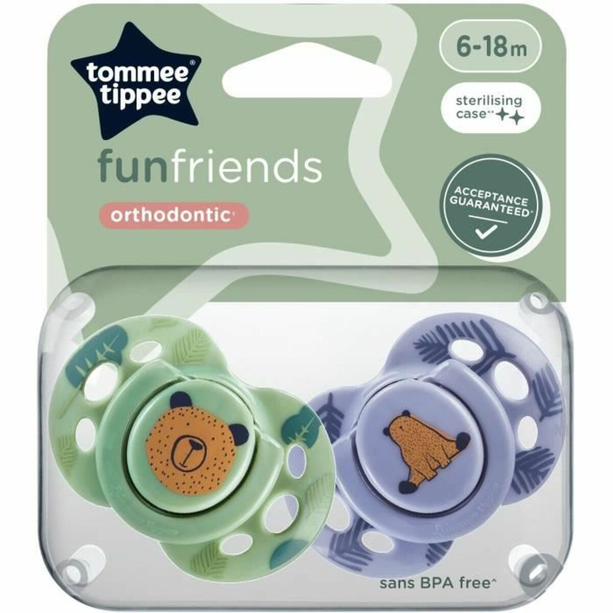 Tommee Tippee Pacifier Tommee Tippee 2 Units (2 Units) (2 Pieces)