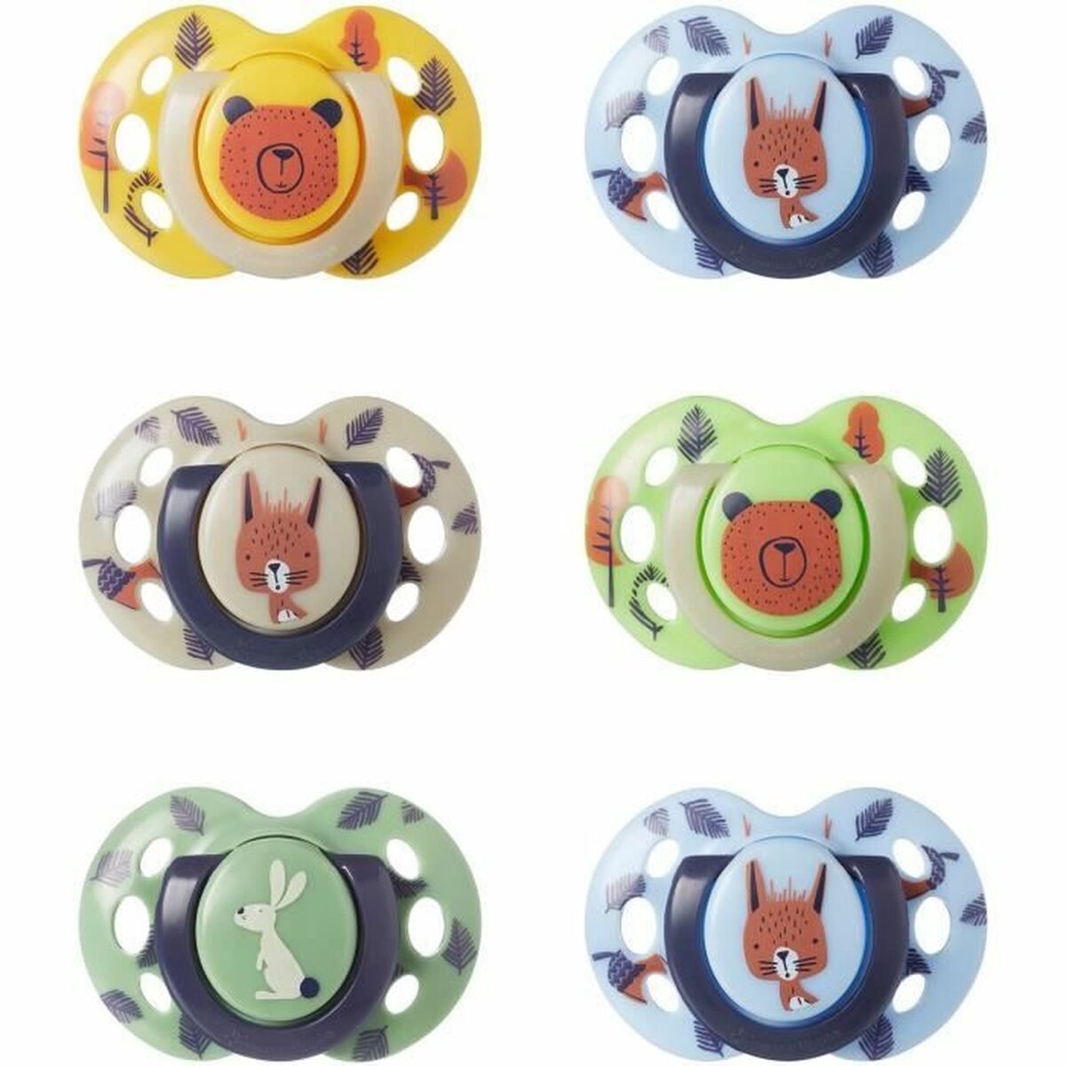 Tommee Tippee Pacifier Tommee Tippee 6 Units (6 Units) (6 Pieces)