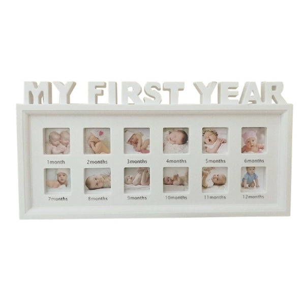 My First Year Baby 12 Month Photo Frame Baby Accessories Newborn Gift