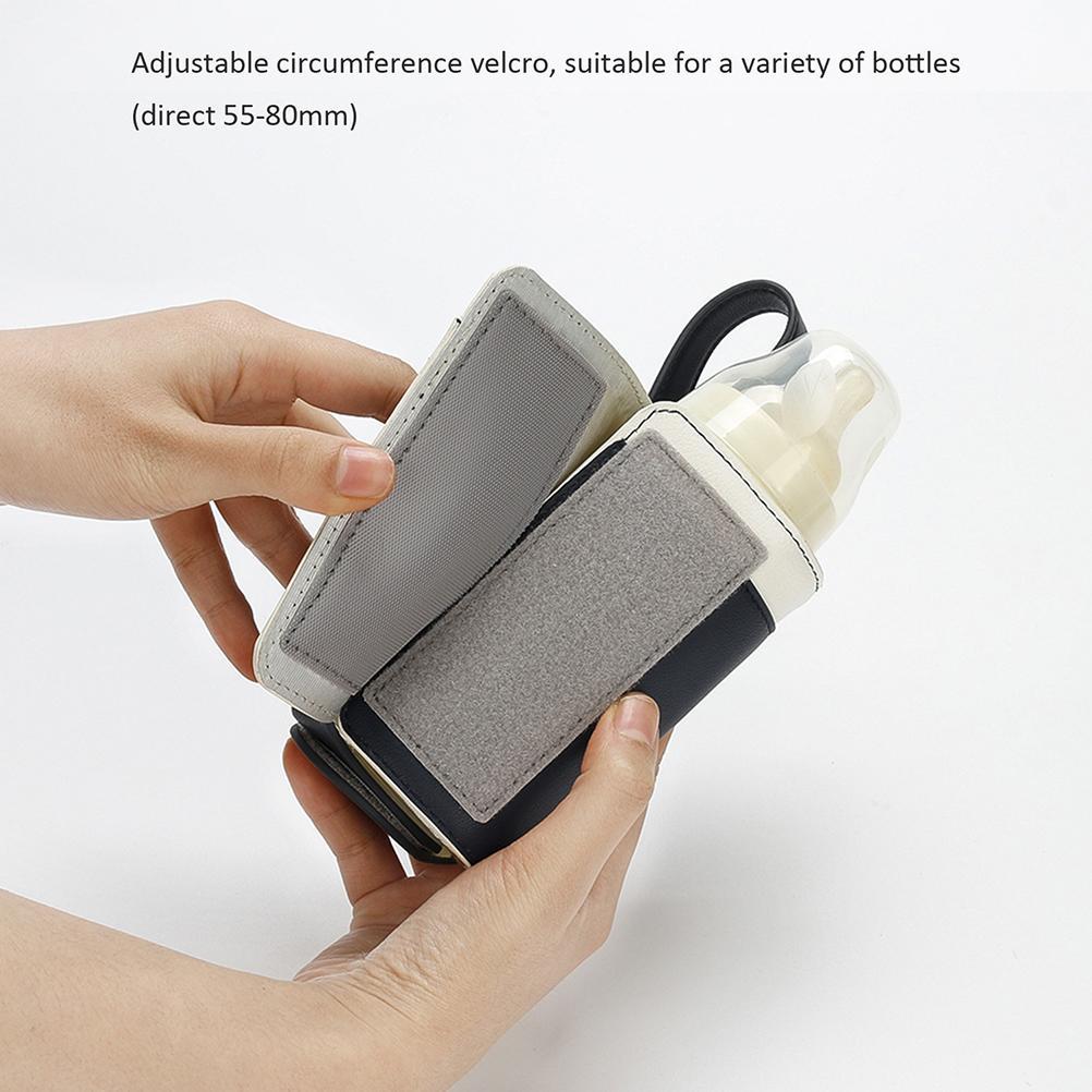 Bottle Warmer Bag 3 Temperature Adjustable Portable Baby Bottle Warmer for Home and on the Go