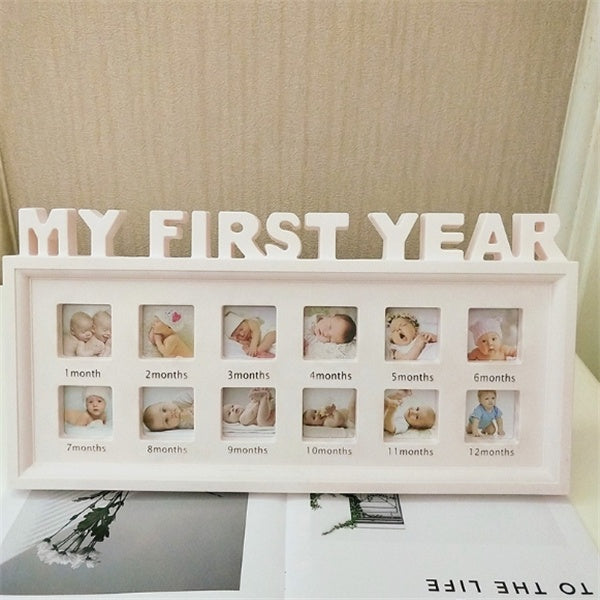 My First Year Baby 12 Month Photo Frame Baby Accessories Newborn Gift