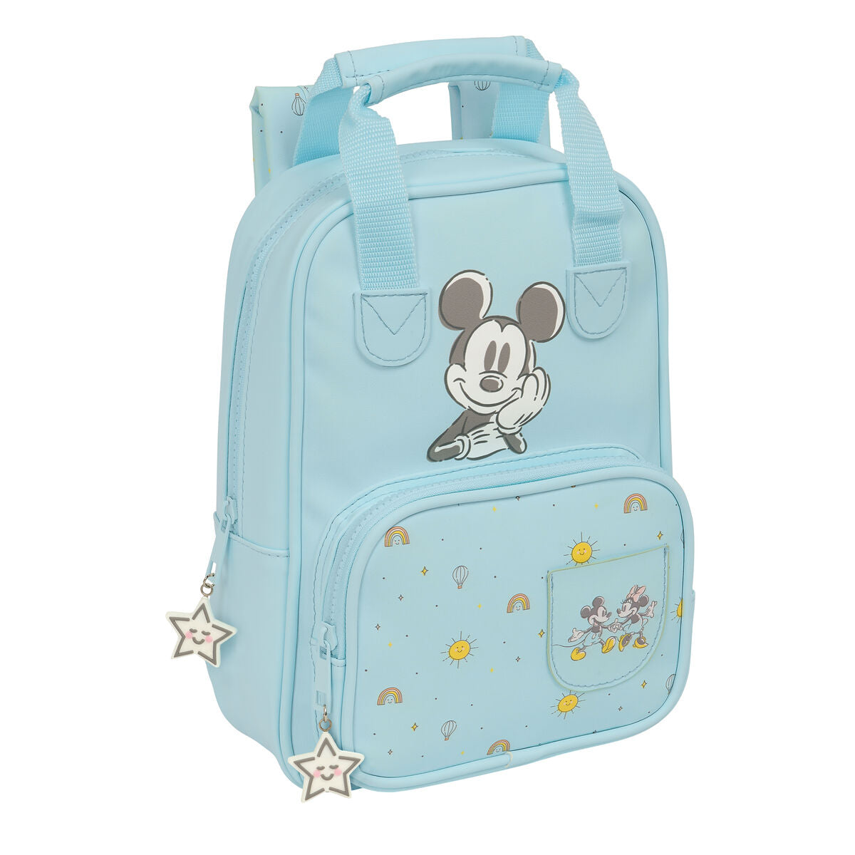 Mickey Mouse Clubhouse School Bag Mickey Mouse Clubhouse Baby Light Blue 20 X 28 X 8 Cm