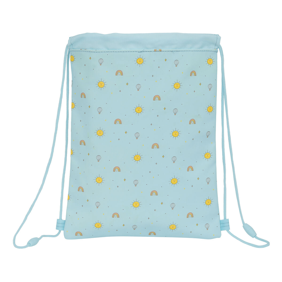 Mickey Mouse Clubhouse Backpack With Strings Mickey Mouse Clubhouse Baby Blue 26 X 34 X 1 Cm