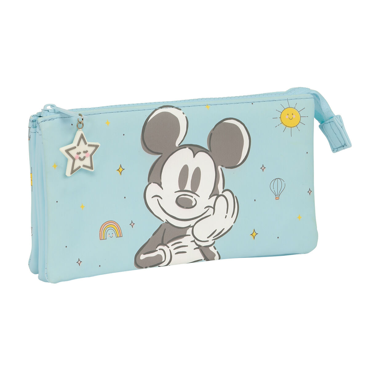 Mickey Mouse Clubhouse Triple Carry-All Mickey Mouse Clubhouse Baby Light Blue 22 X 12 X 3 Cm