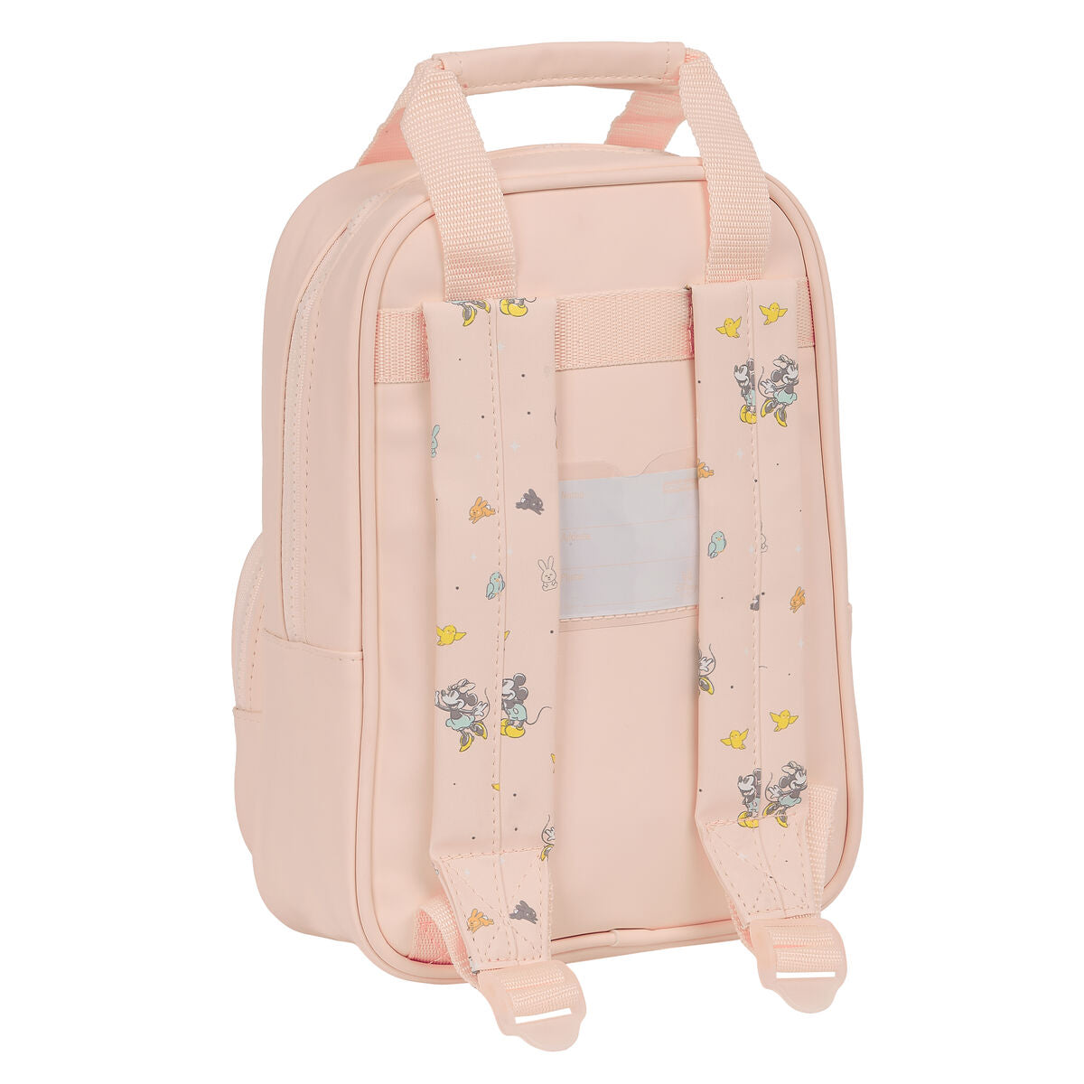 Minnie Mouse School Bag Minnie Mouse Baby Pink 20 X 28 X 8 Cm