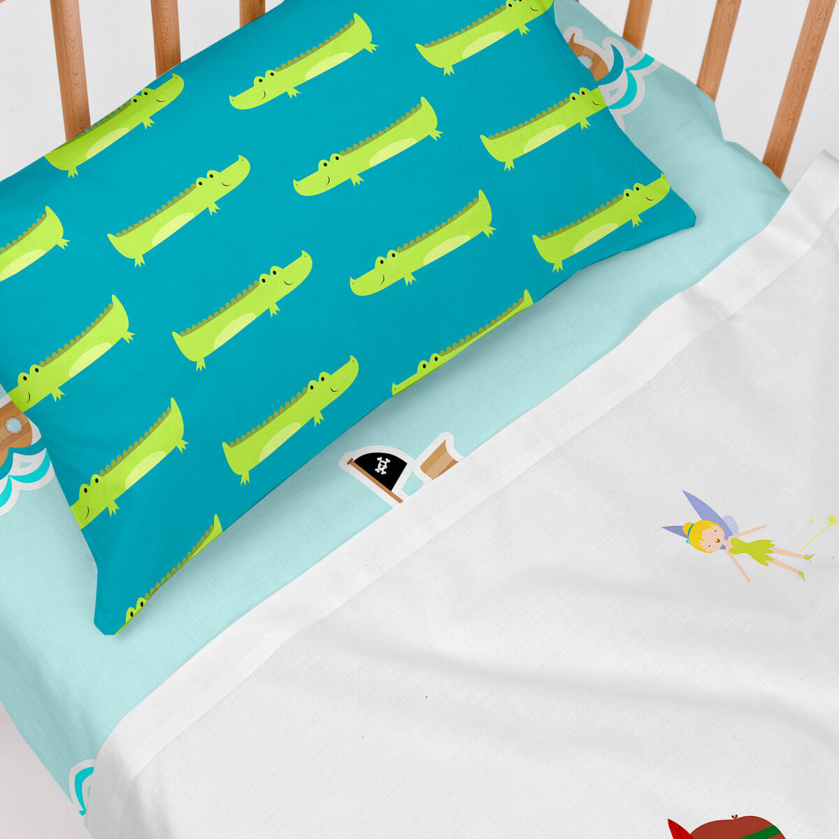 Happyfriday Bedding Set Happyfriday Mr Fox Flying Boy Multicolour Baby Crib 2 Pieces