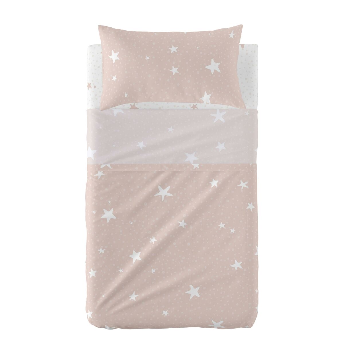 Happyfriday Bedding Set Happyfriday Basic Kids Little Star Pink Baby Crib 2 Pieces