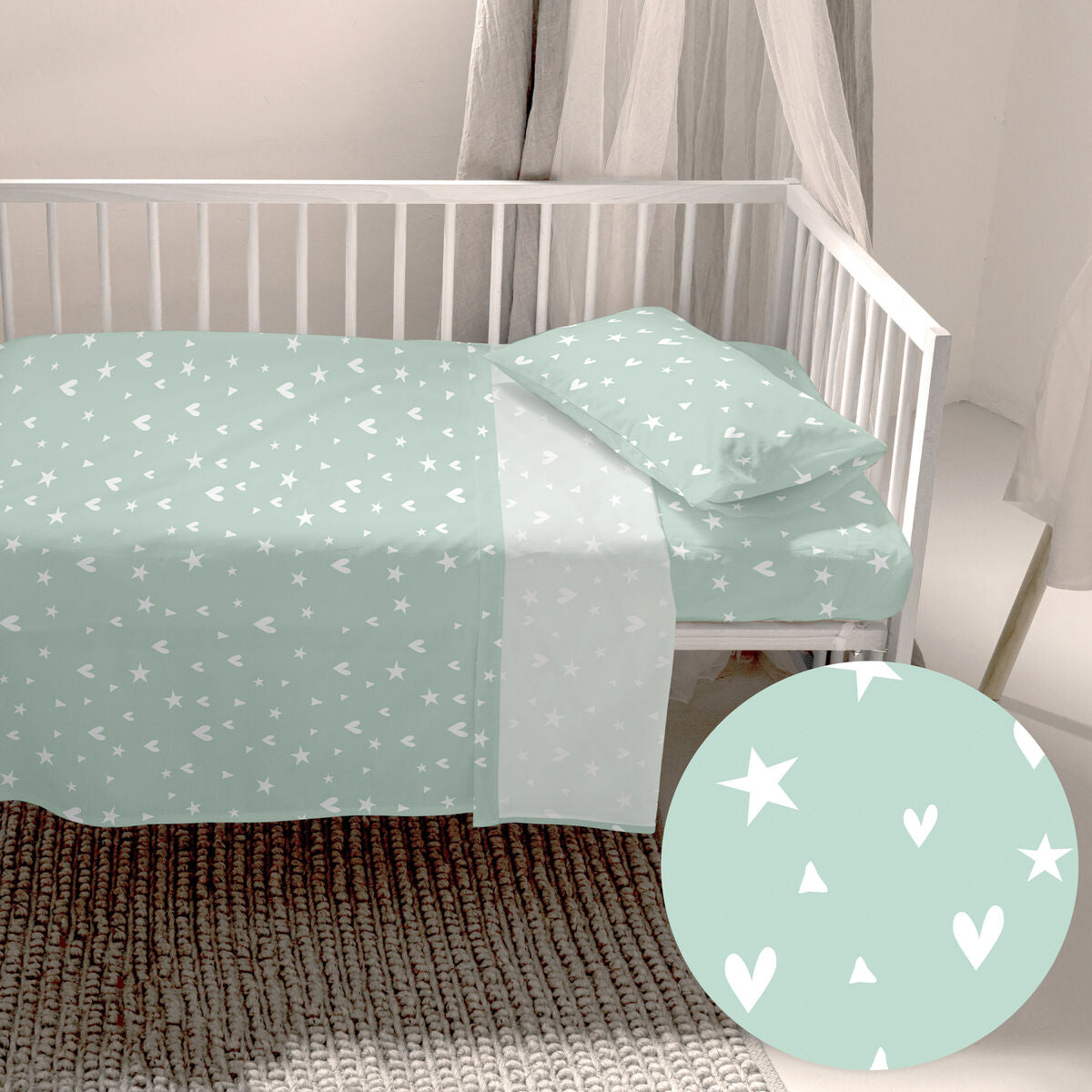 Happyfriday Bedding Set Happyfriday Hf Mini Fairy Dust Multicolour Baby Crib 2 Pieces