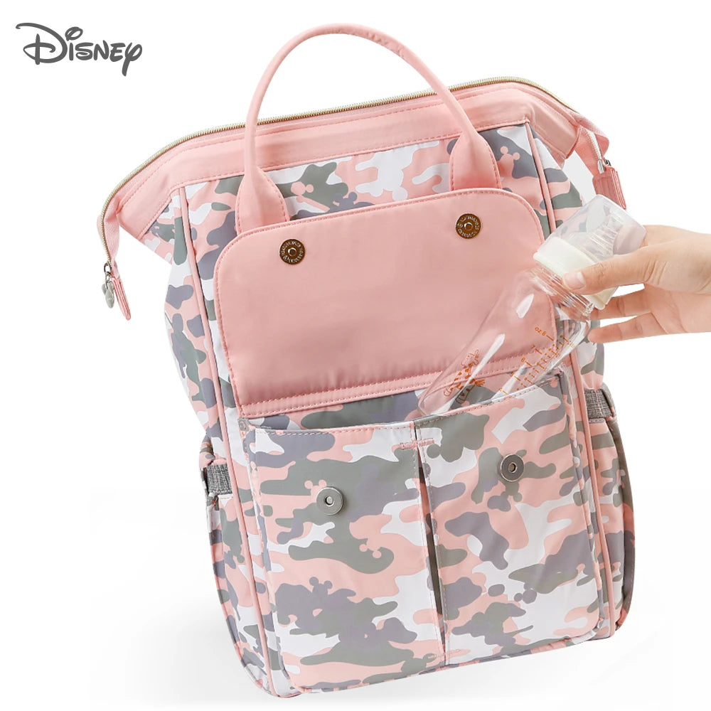 Disney Baby Diaper Bag Backpack Waterproof Mommy Travel Nappy Bag For Baby Care Maternity Stroller Bag Colorful Large Capacity