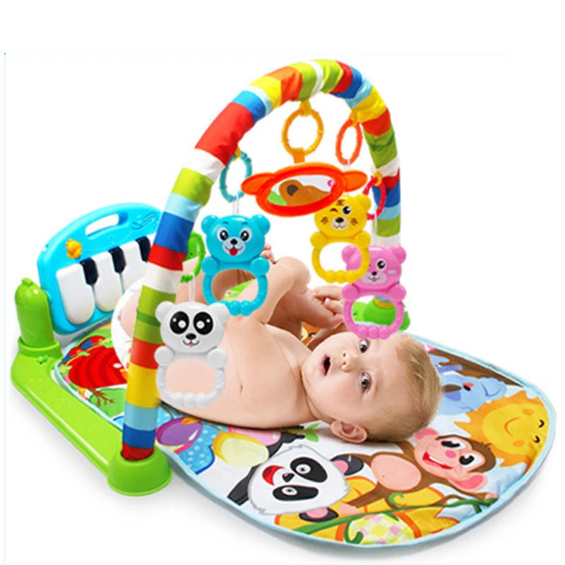 Baby Gym Play Mat  Kick and Play Piano Gym Mat for Infants Keyboard Infant Playmat Early Education Toys Center for Baby Gifts