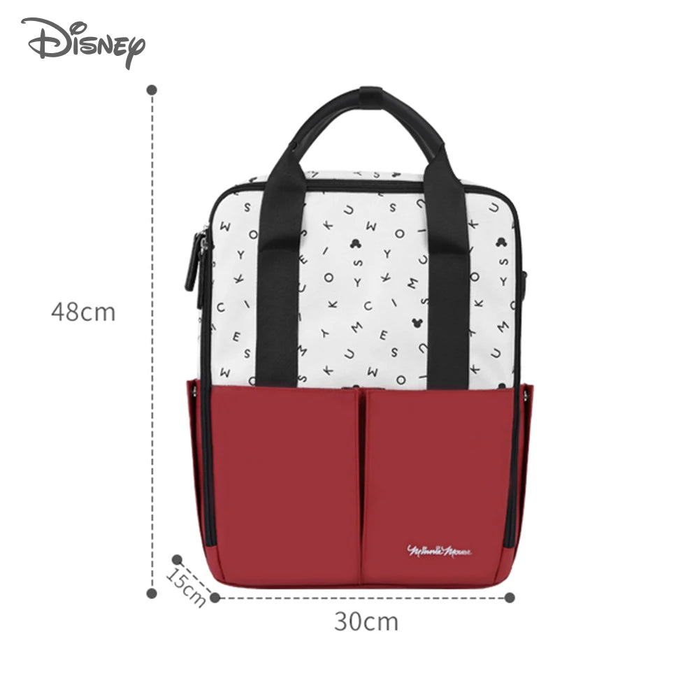 Disney Mickey Minnie USB Diaper Bag Large Capacity Mummy Maternity Nappy Stroller Bag Travel Changing Backpack For Baby Care