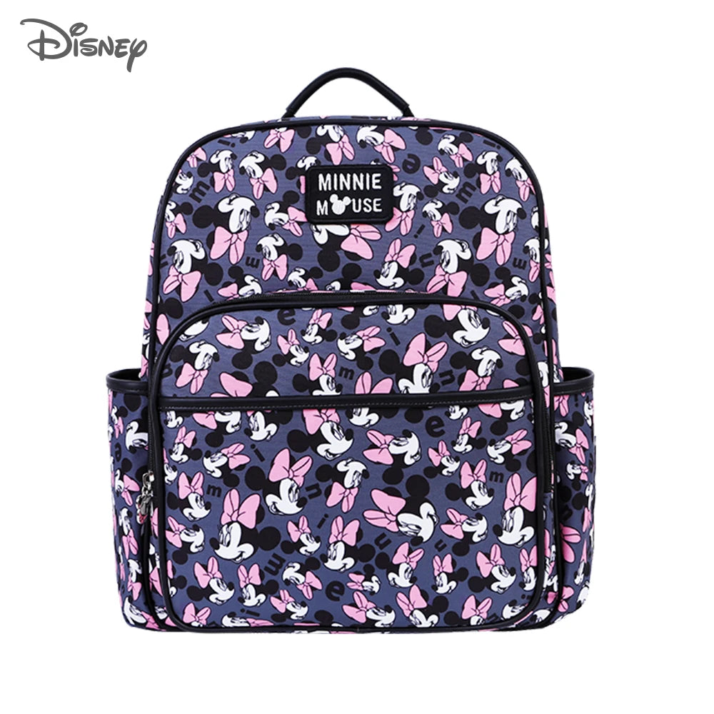 Disney Mickey Minnie USB Diaper Bag Large Capacity Mummy Maternity Nappy Stroller Bag Travel Changing Backpack For Baby Care