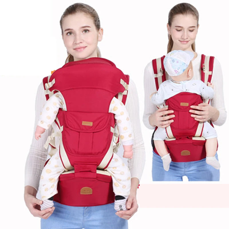 Newborn 0-48 Month Ergonomic Baby Carrier Infant Baby Hipseat Carrier 3 In 1 Front Facing Ergonomic Kangaroo Baby Wrap Sling