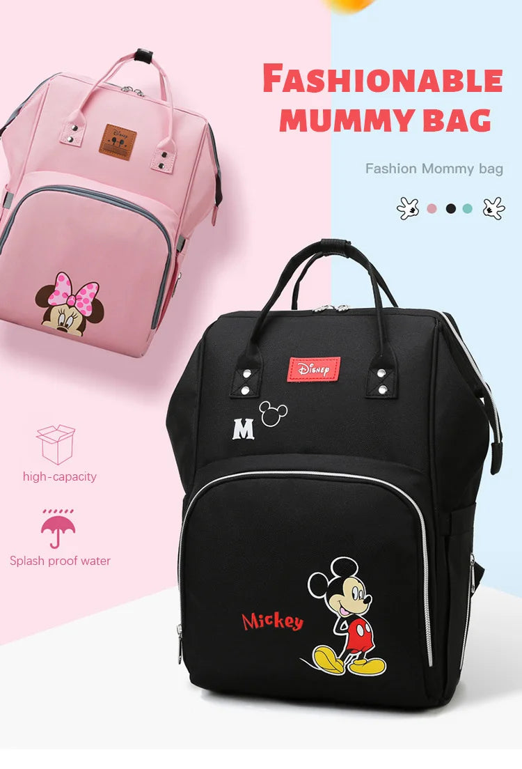 Disney Diaper Mummy Baby Bag Backpack Multi-function Large Capacity Maternal And Child Bag Pregnant Women 2021 New Year Gift