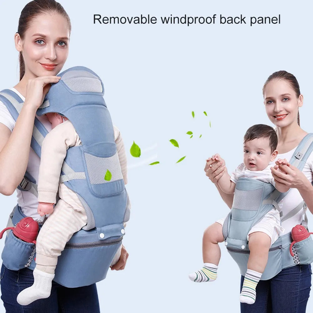 Newborn 0-48 Month Ergonomic Baby Carrier Infant Baby Hipseat Carrier 3 In 1 Front Facing Ergonomic Kangaroo Baby Wrap Sling