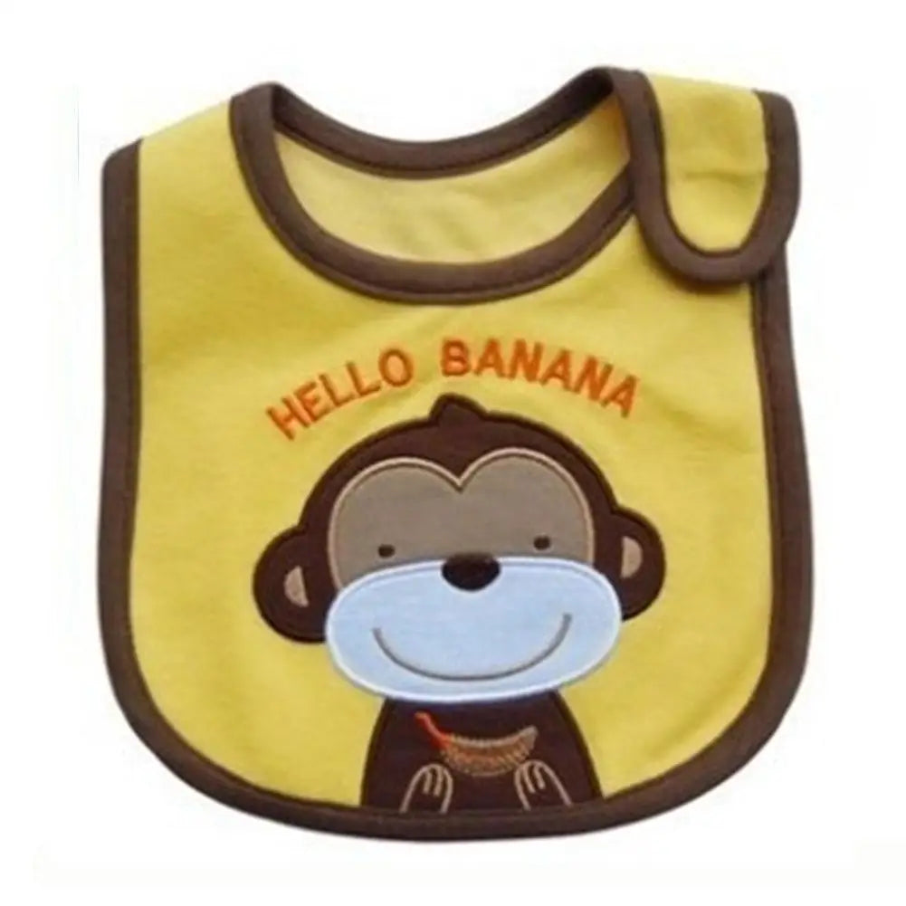 Feeding Baby Bibs Bandana Cute Embroidered Sleeveless Bibs For Baby Girl Bib Saliva Boy Burp Cloths Things Cartoon