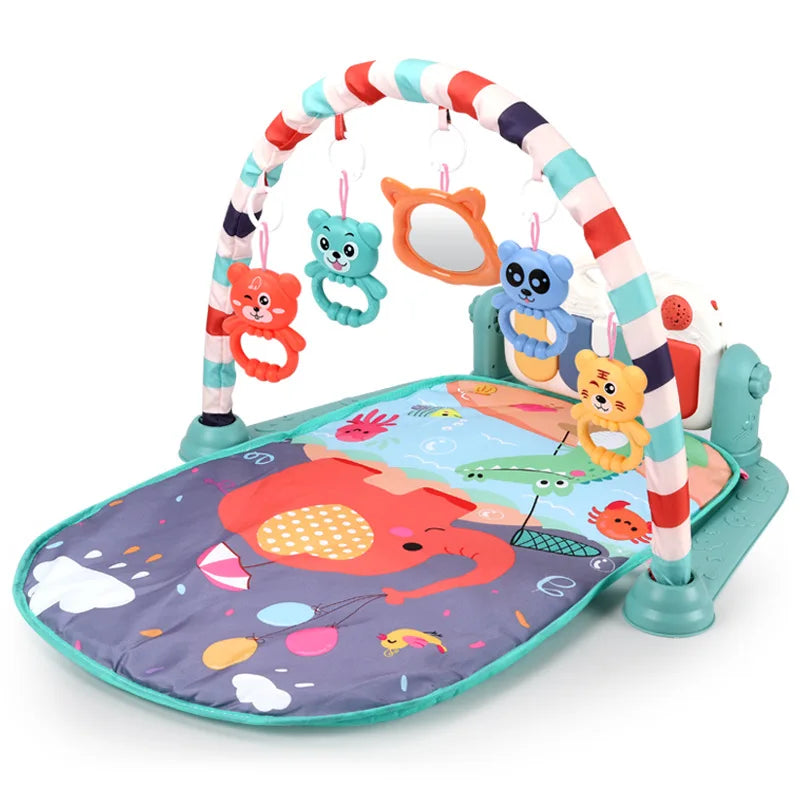 Baby Gym Play Mat  Kick and Play Piano Gym Mat for Infants Keyboard Infant Playmat Early Education Toys Center for Baby Gifts