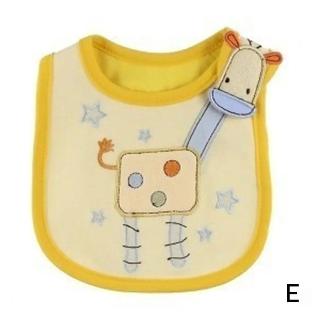 Feeding Baby Bibs Bandana Cute Embroidered Sleeveless Bibs For Baby Girl Bib Saliva Boy Burp Cloths Things Cartoon