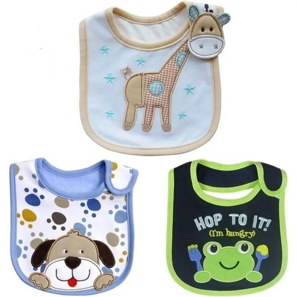 Feeding Baby Bibs Bandana Cute Embroidered Sleeveless Bibs For Baby Girl Bib Saliva Boy Burp Cloths Things Cartoon