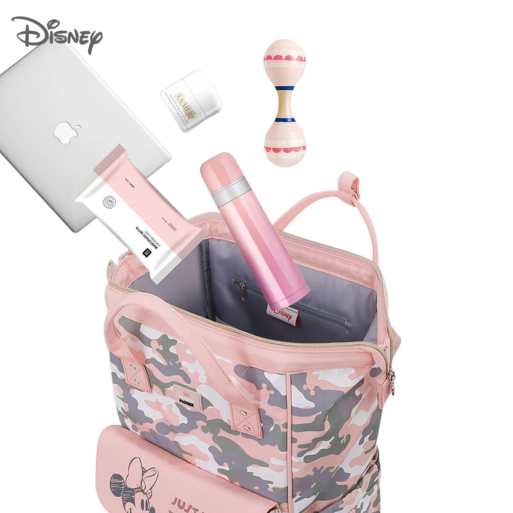 Disney Baby Diaper Bag Backpack Waterproof Mommy Travel Nappy Bag For Baby Care Maternity Stroller Bag Colorful Large Capacity