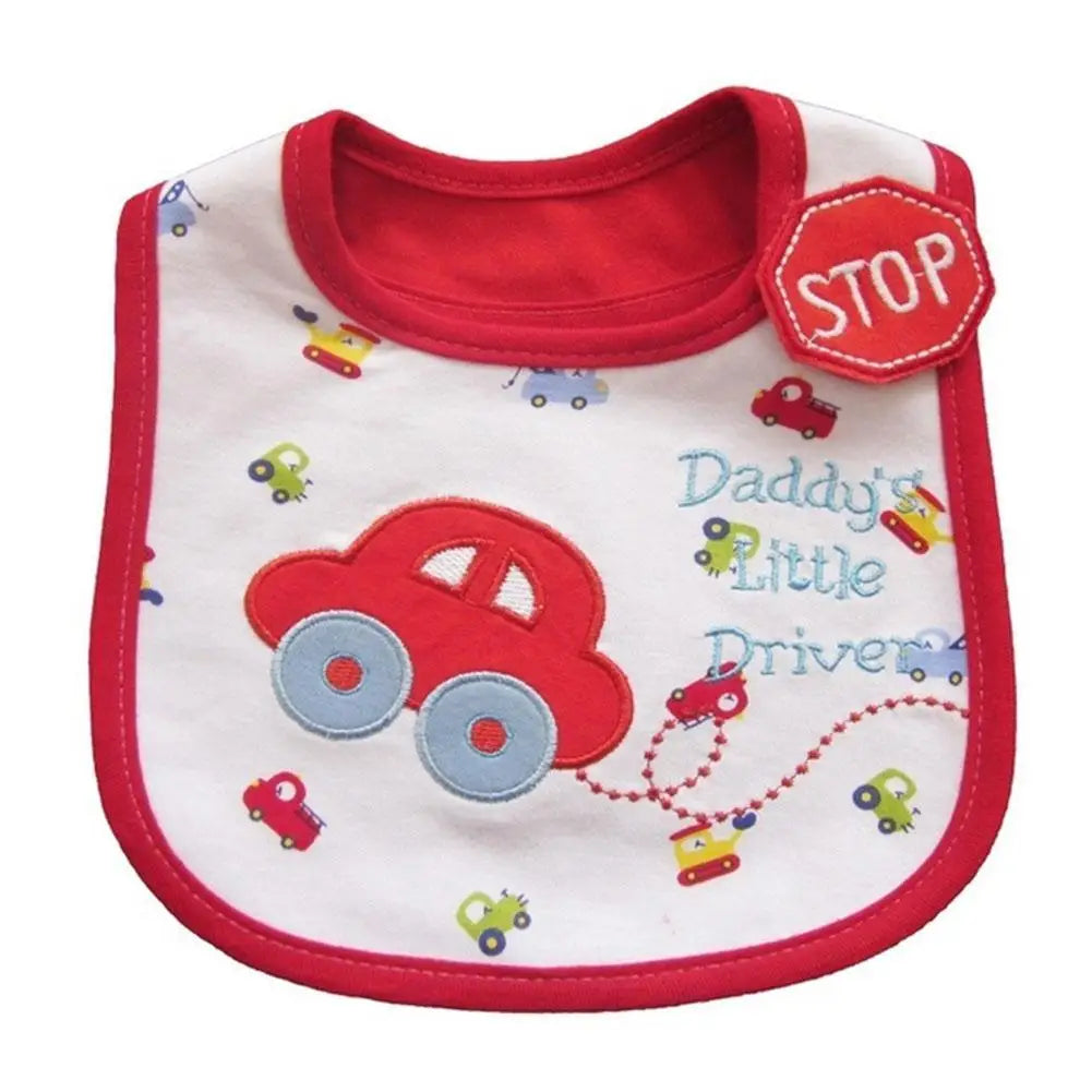 Feeding Baby Bibs Bandana Cute Embroidered Sleeveless Bibs For Baby Girl Bib Saliva Boy Burp Cloths Things Cartoon