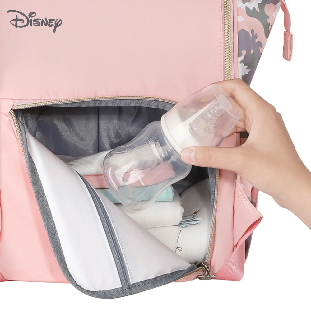 Disney Baby Diaper Bag Backpack Waterproof Mommy Travel Nappy Bag For Baby Care Maternity Stroller Bag Colorful Large Capacity