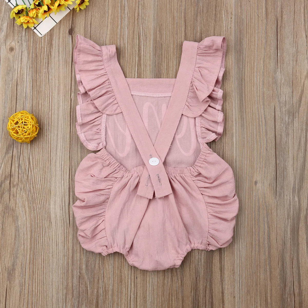 Citgeett Summer One Newborn Infant Baby Girls Bodysuit Clothes Outfit Summer Jumpsuit Casual Playsuit