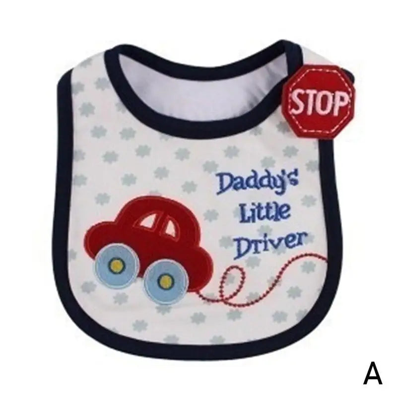 Feeding Baby Bibs Bandana Cute Embroidered Sleeveless Bibs For Baby Girl Bib Saliva Boy Burp Cloths Things Cartoon