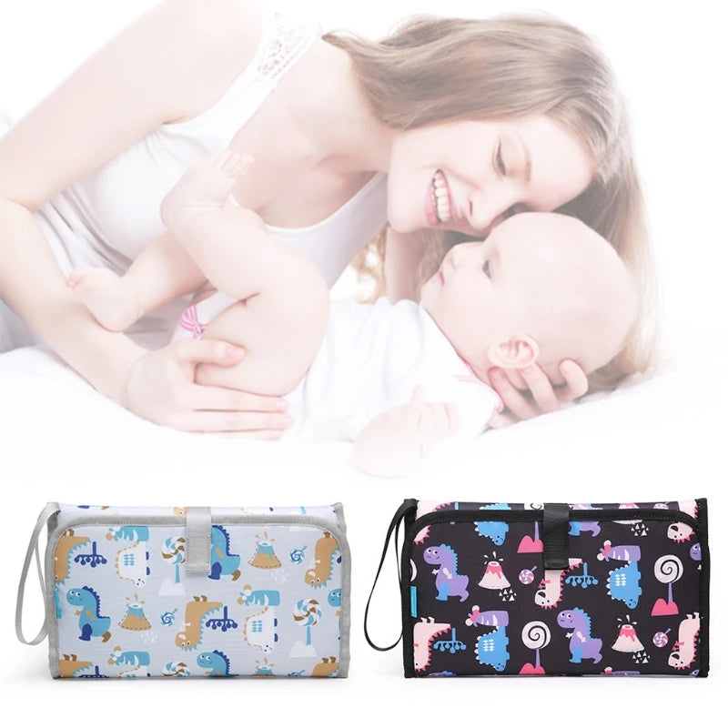 Popular Newborns Foldable Waterproof Baby Diaper Changing Mat Portable Changing Pad Diaper Diaper Baby Changing for Home Travel