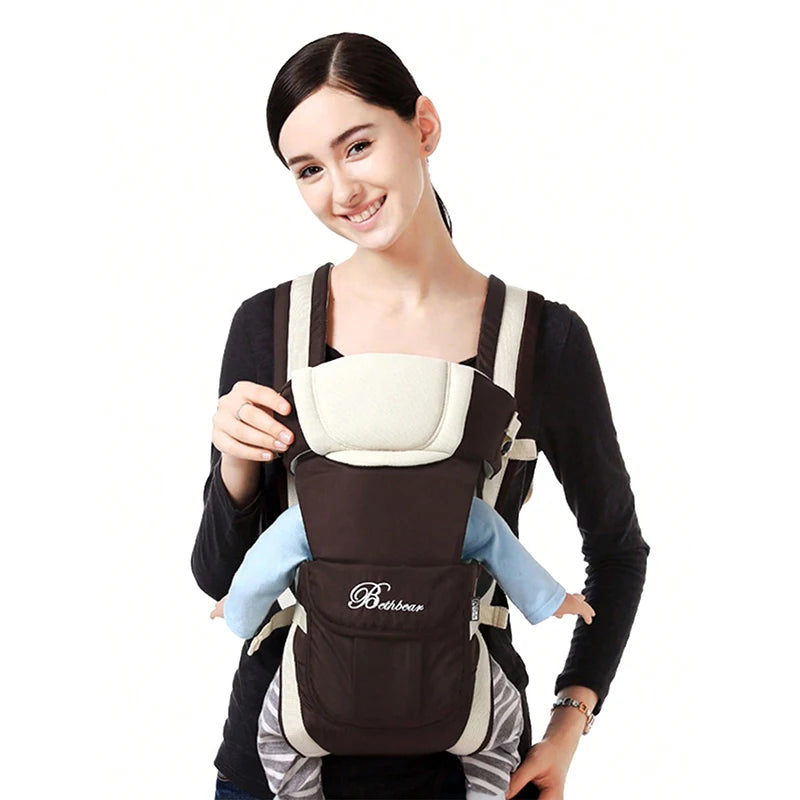 Baby Carrier Backpack Breathable Front Facing 4 in 1 Infant Comfortable Sling Backpack Pouch Wrap Baby Kangaroo New