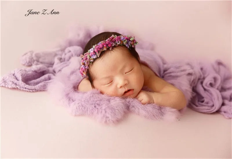 Photography Clothing Newborn Photo Baby Clothing  Props studio shooting accessories purple series