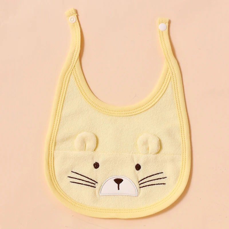 Baby saliva towel baby bib cotton supplies complementary food waterproof anti-vomiting milk newborn cute eating bib