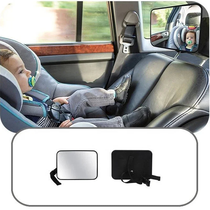 Baby Car Rear Seat View Mirror Child Adjustable Wide Seat Car Safety Mirror Monitor Headrest High Quality Car Interior Styling