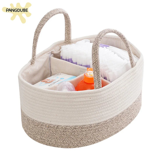 Multifunctional Baby Diaper Box Diaper Bag Baby Hygiene Basket Diaper Organizer Basket Diaper Caddy Basket Diper Stacker Bag