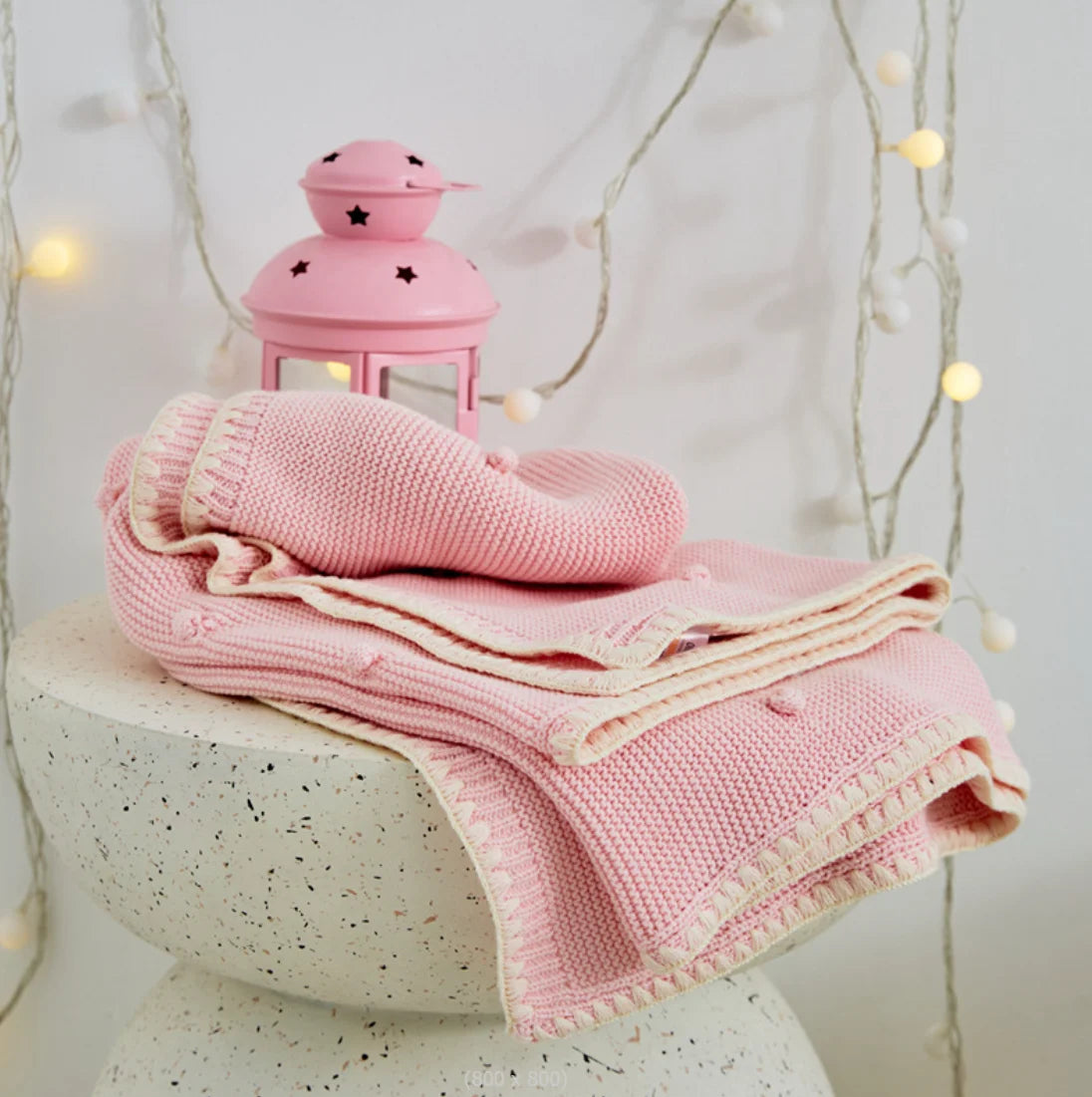 Knitted Baby Blanket Newborn Nordic Throw Blankets For Sofa Cotton Soft Swaddle Blankets For Girl Boy Infant Sleeping Cover