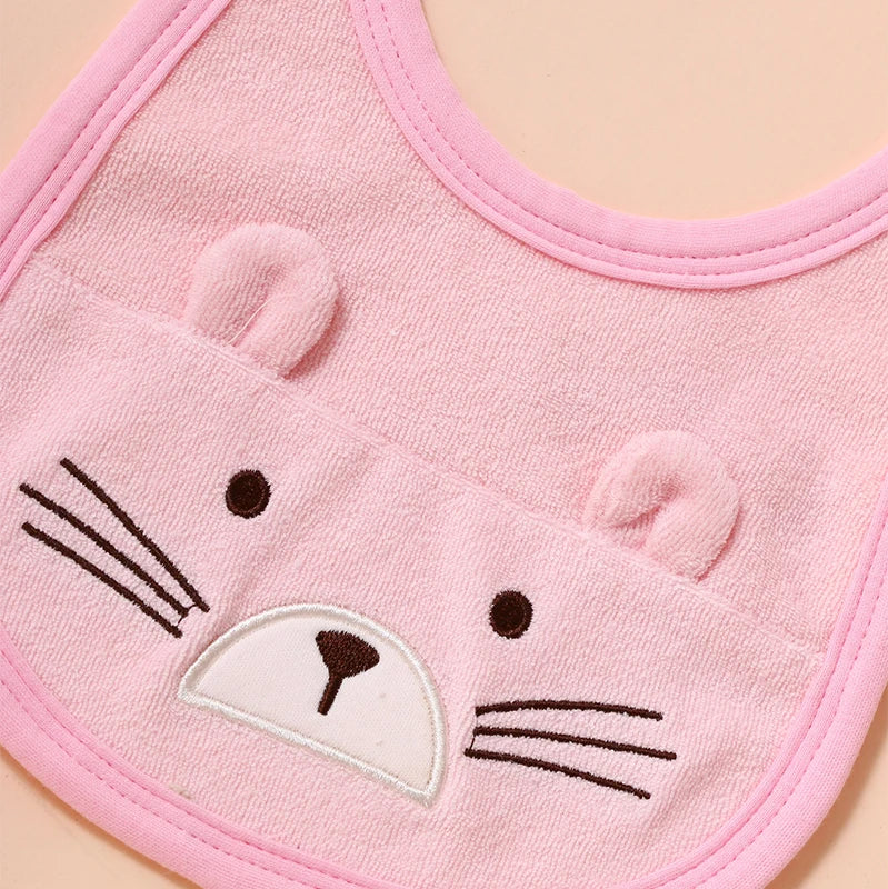 Baby saliva towel baby bib cotton supplies complementary food waterproof anti-vomiting milk newborn cute eating bib