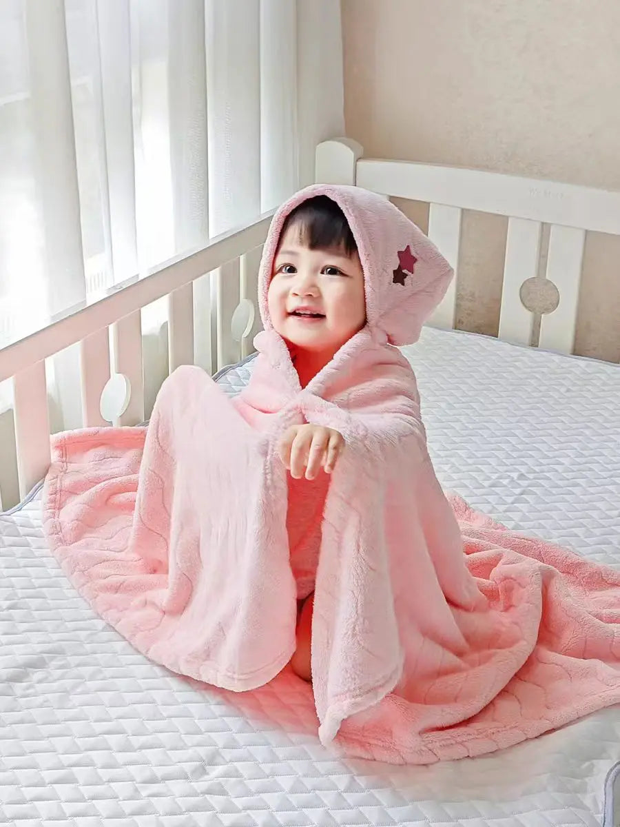 Insular Baby Hooded Bath Towel for Boys Girls 0-5 years Ultra-Soft Quick-Drying Infant Bathrobe  Large Absorbent Toddler Towels