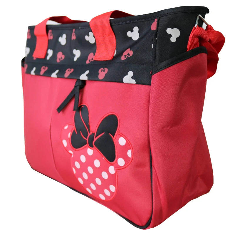 Disney Mickey New Diaper Bag Handbag Cartoon Cute Fashion 2-piece Baby Bag Large Capacity Multi Functional Baby Diaper Bag