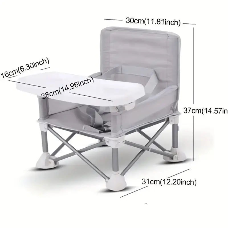 Dining chair Portable foldable dining chair Baby dining table small chair baby dining out foldable dining chair