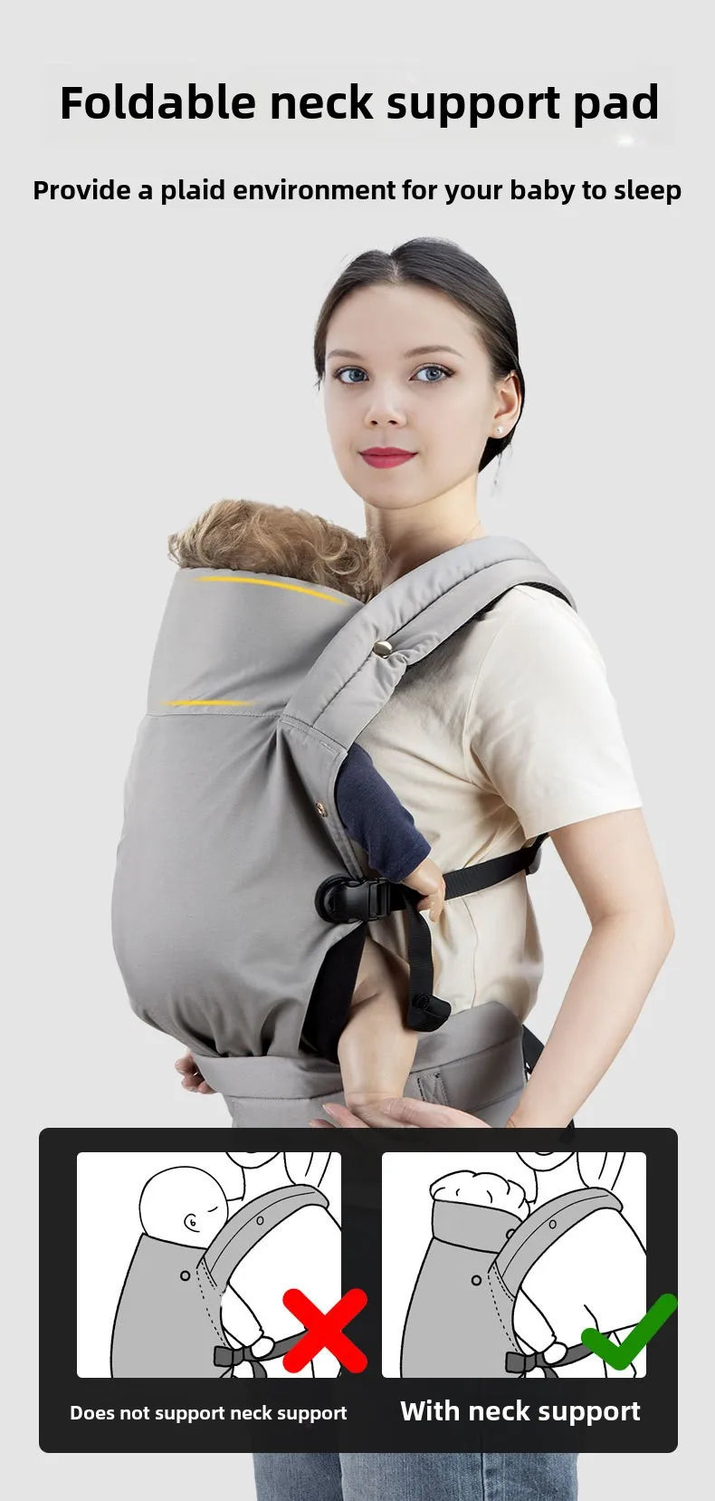 3-36 Month Baby Sling Baby Carrier Wrap Infant Backpack Portable Babies Bag Ergonomic Multi-use Carriers Accessories for Newborn